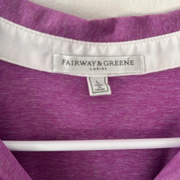 Fairway & Greene Ladies Sleeveless Golf Polo Shirt- Size Large - Picture 4 of 11